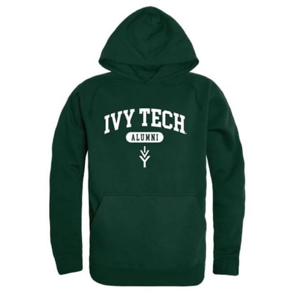 W Republic 561-526-FOR-02 Ivy Tech Community College Alumni Hoodie, Forest Green - Medium