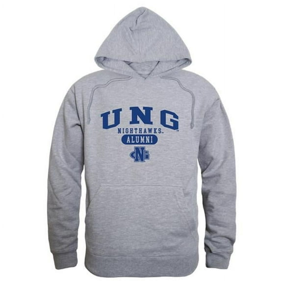 W Republic 561-558-HGY-03 University of North Georgia Nighthawks Alumni Hoodie, Heather Grey - Large