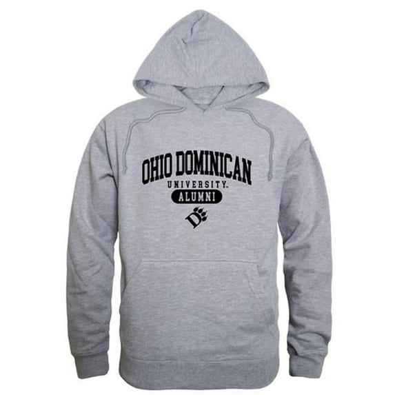 W Republic 561-563-HGY-01 Ohio Dominican University Panthers Alumni Hoodie, Heather Grey - Small