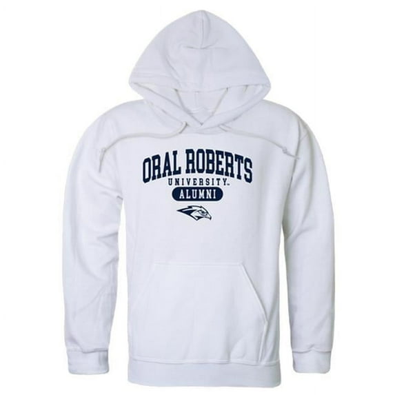 W Republic 561-566-WHT-05 Oral Roberts University Golden Eagles Alumni Hoodie, White - 2XL