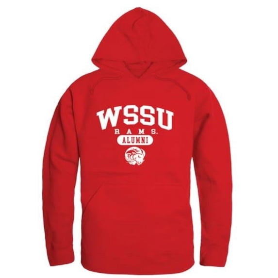 W Republic 561-607-RED-02 Winston-Salem State University Rams Alumni Hoodie, Red - Medium