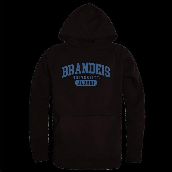 W Republic 561-619-BLK-05 Brandeis University Judges Alumni Hoodie, Black - 2XL