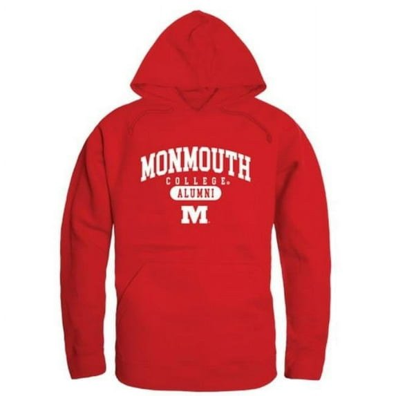 W Republic 561-695-RED-05 Monmouth College Fighting Scots Alumni Hoodie, Red - 2XL
