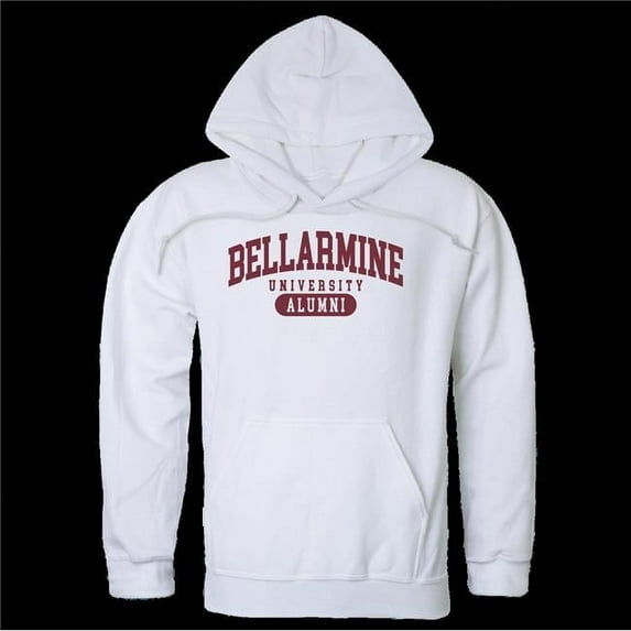 W Republic 561-706-WHT-03 Bellarmine University Knights Alumni Hoodie, White - Large