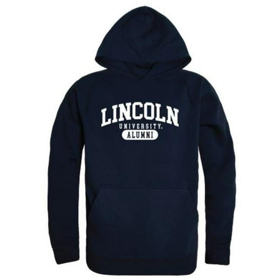 W Republic 561-720-NVY-05 Lincoln University Blue Tigers Alumni Hoodie, Navy - 2XL