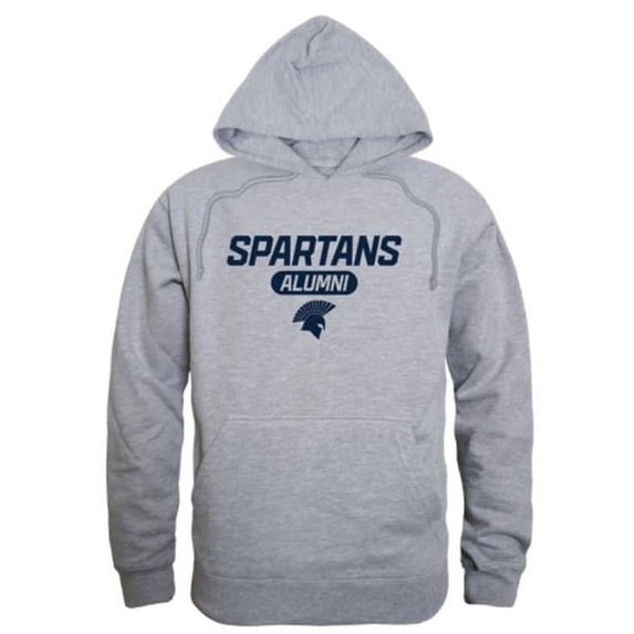 W Republic 561-728-HGY-03 Missouri Baptist University Spartans Alumni Hoodie, Heather Grey - Large