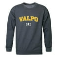 thumbnail image 1 of W Republic 562-154-HCH-02 Men Valparaiso Crusaders Dad Crewneck Fleece, Heather Charcoal - Medium, 1 of 1