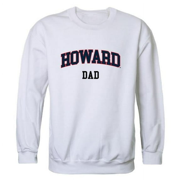 W Republic 562-171-WHT-05 Men Howard Bison Dad Crewneck Fleece, White - 2XL