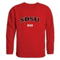 thumbnail image 1 of W Republic 562-177-RED-04 Men San Diego State Aztecs Dad Crewneck Fleece, Red - Extra Large, 1 of 1