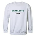 thumbnail image 1 of W Republic 562-194-WHT-03 Men North Carolina Charlotte 49Ers Dad Crewneck Fleece, White - Large, 1 of 1