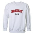 thumbnail image 1 of W Republic 562-270-WHT-04 Men Bradley Braves Dad Crewneck Fleece, White - Extra Large, 1 of 1