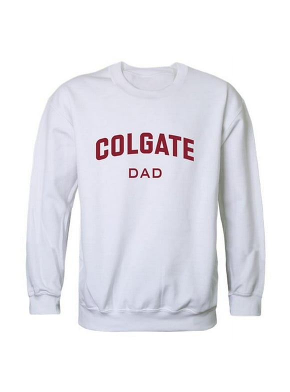 W Republic 562-283-WHT-05 Colgate University Mens Dad Crewneck T-Shirt, White - 2XL