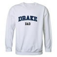 thumbnail image 1 of W Republic 562-292-WHT-02 Drake University Mens Dad Crewneck T-Shirt, White - Medium, 1 of 1