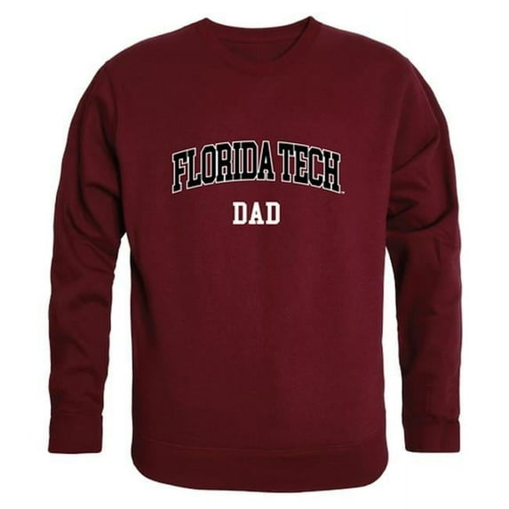 W Republic 562-304-MAR-01 Florida Institute of Technology Mens Dad Crewneck T-Shirt, Maroon - Small