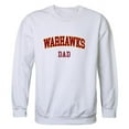 thumbnail image 1 of W Republic 562-331-WHT-02 Men Louisiana-Monroe Warhawks Dad Crewneck Fleece, White - Medium, 1 of 1