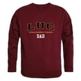 thumbnail image 1 of W Republic 562-333-MAR-04 Men Loyola Chicago Ramblers Dad Crewneck Fleece, Maroon - Extra Large, 1 of 1