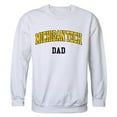 thumbnail image 1 of W Republic 562-341-WHT-01 Men Michigan Tech Dad Crewneck Fleece, White - Small, 1 of 1