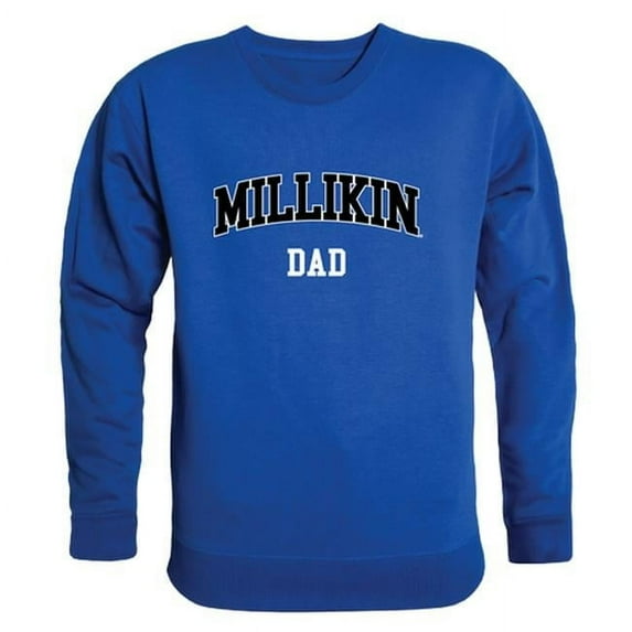 W Republic 562-342-RYL-05 Men Millikin Big Blue Dad Crewneck Fleece, Royal Blue - 2XL
