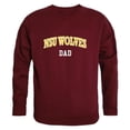 thumbnail image 1 of W Republic 562-355-MAR-01 Men Northern State University Wolves Dad Crewneck Fleece, Maroon - Small, 1 of 1