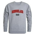 thumbnail image 1 of W Republic 562-367-HGY-02 Men Rensselaer Polytechnic Institute Dad Crewneck Fleece, Heather Grey - Medium, 1 of 1