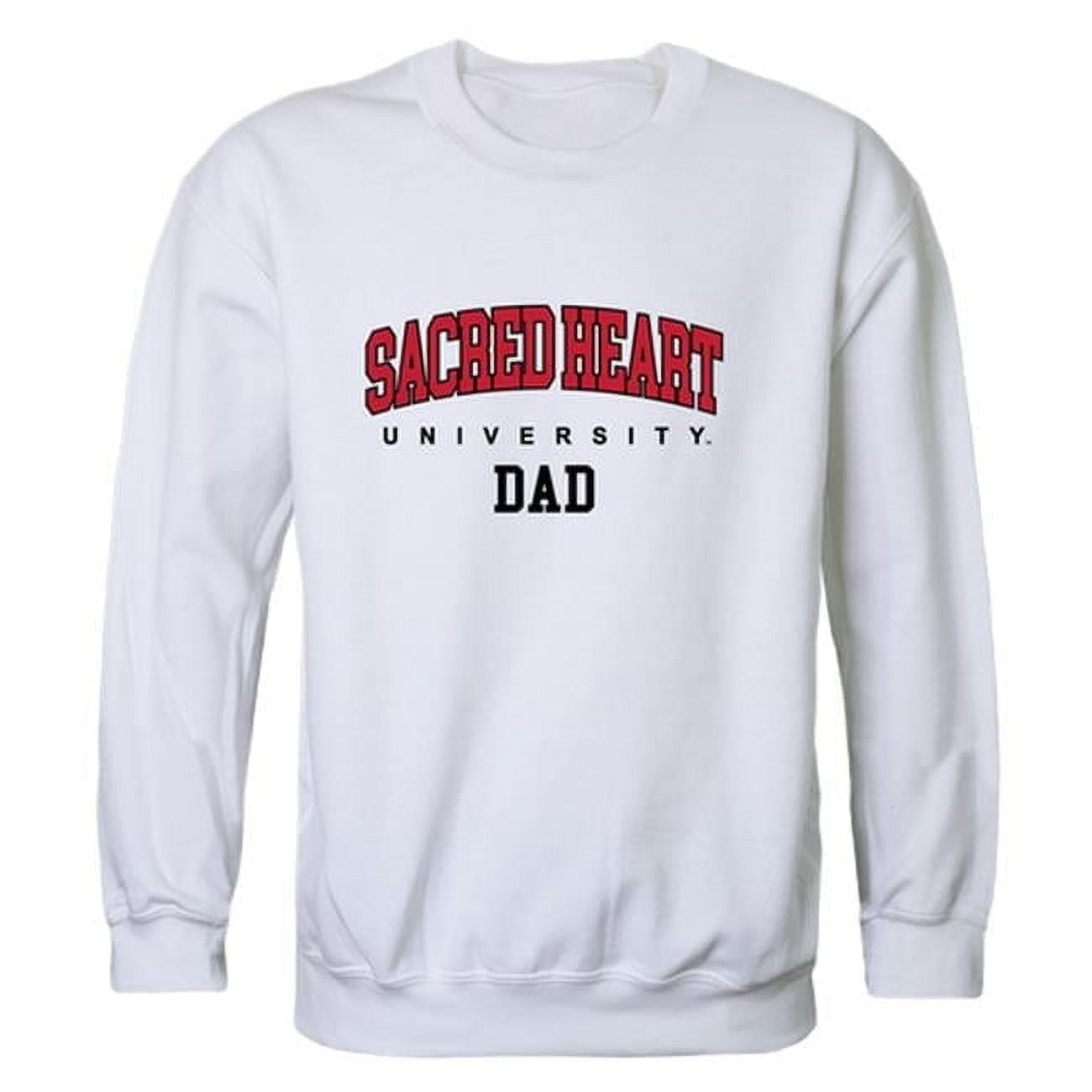W Republic 562-372-WHT-03 Men Sacred Heart Pioneers Dad Crewneck Fleece ...