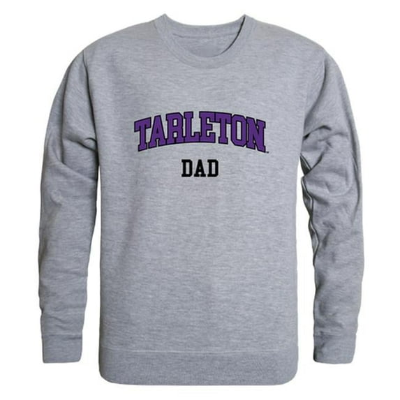 W Republic 562-389-HGY-03 Men Tarleton State Texans Dad Crewneck Fleece, Heather Grey - Large