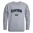 thumbnail image 1 of W Republic 562-417-HGY-03 Men Xavier Musketeers Dad Crewneck Fleece, Heather Grey - Large, 1 of 1