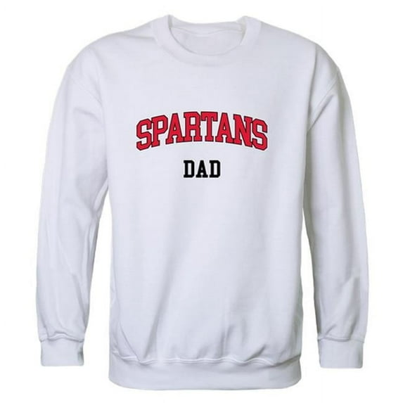 W Republic 562-448-WHT-01 Men University of Tampa Dad Crewneck Fleece, White - Small