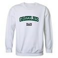thumbnail image 1 of W Republic 562-493-WHT-03 Georgia Gwinnett College Grizzlies Dad Crewneck Sweatshirt, White - Large, 1 of 1