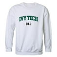 thumbnail image 1 of W Republic 562-526-WHT-02 Ivy Tech Community College Dad Crewneck Sweatshirt, White - Medium, 1 of 1