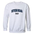 thumbnail image 1 of W Republic 562-586-WHT-01 University of Southern Indiana Screaming Eagles Dad Crewneck Sweatshirt, White - Small, 1 of 1