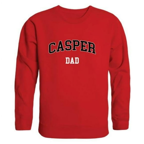 W Republic 562-625-RED-05 Casper College Thunderbirds Dad Crewneck Sweatshirt, Red - 2XL