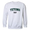 thumbnail image 1 of W Republic 562-684-WHT-03 Williston State College Tetons Dad Crewneck Sweatshirt, White - Large, 1 of 1