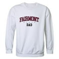 thumbnail image 1 of W Republic 562-686-WHT-04 Fairmont State University Falcons Dad Crewneck Sweatshirt, White - Extra Large, 1 of 1