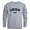 thumbnail image 1 of W Republic 562-720-HGY-01 Lincoln University Blue Tigers Dad Crewneck Sweatshirt, Heather Grey - Small, 1 of 1