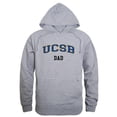 thumbnail image 1 of W Republic 563-112-HGY-02 Men Uc Santa Barbara Gauchos Dad Hoodie, Heather Grey - Medium, 1 of 1