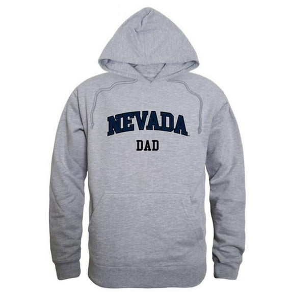 W Republic 563-193-HGY-01 Men Nevada Wolf Pack Dad Hoodie, Heather Grey - Small