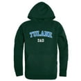 thumbnail image 1 of W Republic 563-198-FOR-01 Men Tulane Green Wave Dad Hoodie, Forest Green - Small, 1 of 1
