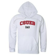 FINALFAN W Republic 563-205-WHT-02 Men Cal State East Bay Pioneers Dad Hoodie, White - Medium