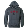 thumbnail image 1 of W Republic 563-213-HCH-01 Men Central Washington Wildcats Dad Hoodie, Heather Charcoal - Small, 1 of 1