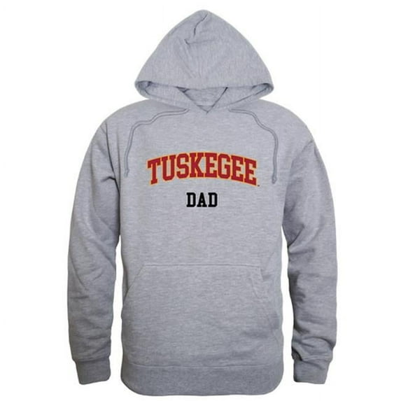 W Republic 563-240-HGY-03 Men Tuskegee Golden Tigers Dad Hoodie, Heather Grey - Large