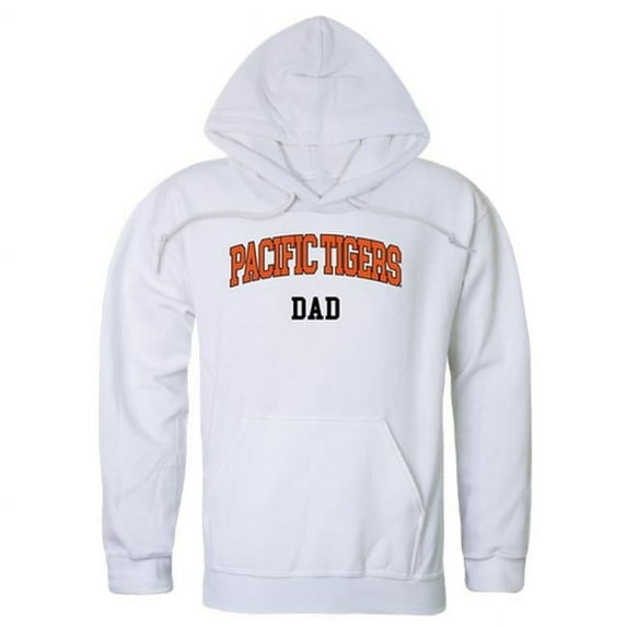 W Republic 563-248-WHT-05 Men Pacific University Boxers Dad Hoodie, White - 2XL