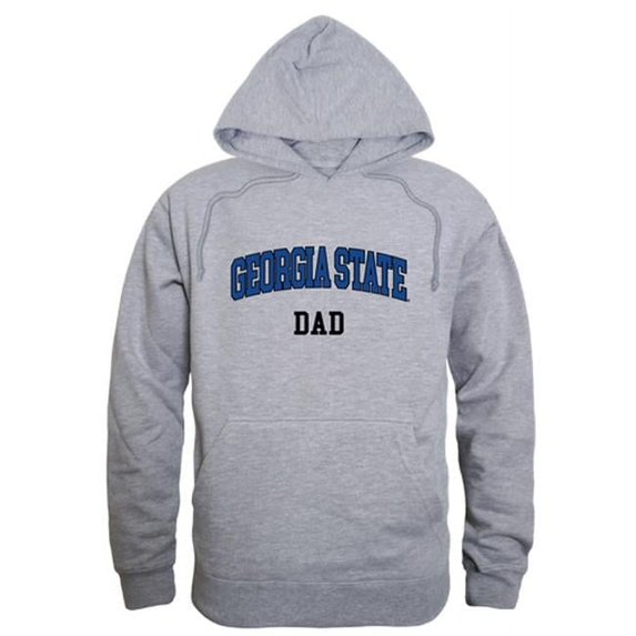 W Republic 563-256-HGY-03 Men Georgia State Panthers Dad Hoodie, Heather Grey - Large