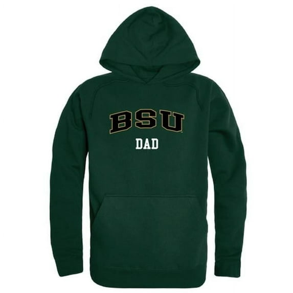 W Republic 563-266-FOR-01 Men Bemidji State Beavers Dad Hoodie, Forest Green - Small