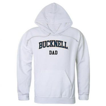 W Republic 563-273-WHT-02 Men Bucknell University Bisons Dad Hoodie, White - Medium