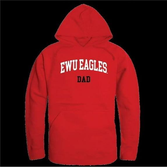 W Republic 563-296-RD2-03 Eastern Washington University Eagles Dad Hoodie, Red - Large