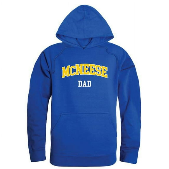 W Republic 563-338-RYL-03 Men Mcneese State Cowboys Dad Hoodie, Royal Blue - Large