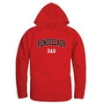 thumbnail image 1 of W Republic 563-367-RED-05 Men Rensselaer Polytechnic Institute Dad Hoodie, Red - 2XL, 1 of 1
