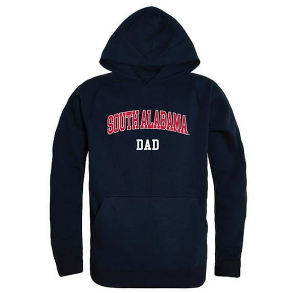 W Republic 563-382-NVY-02 Men South Alabama Jaguars Dad Hoodie, Navy - Medium