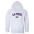 thumbnail image 1 of W Republic 563-419-WHT-04 Men Louisiana Tech Bulldogs Dad Hoodie, White - Extra Large, 1 of 1